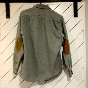 Small JCrew Rugged Elbow Patch Shirt Flannel